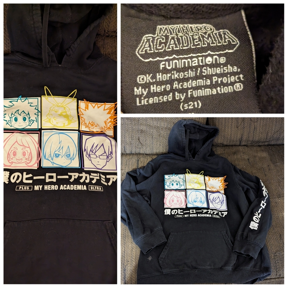 Printed hoodie My hero Academia